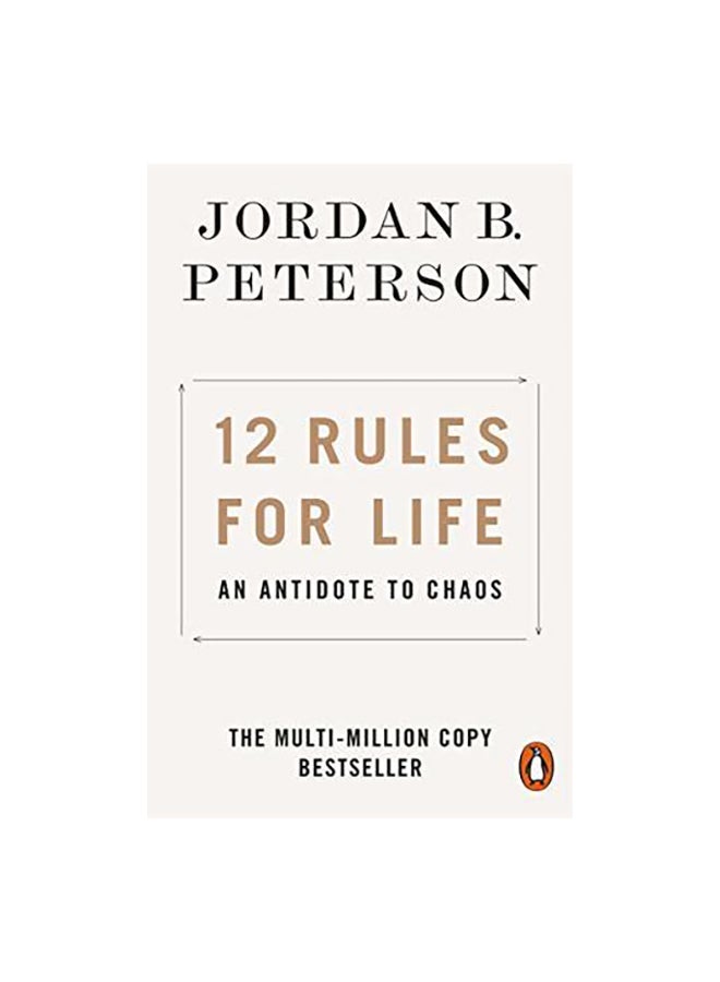 12 Rules For Life An Antidote To Chaos Paperback English by Jordan B. Peterson - 2019-08-30 