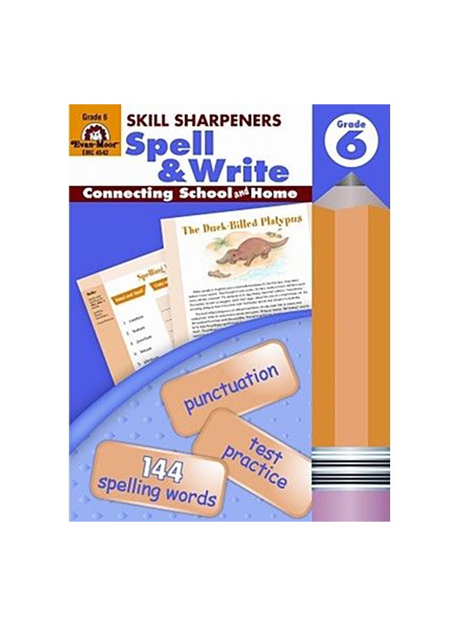 Skill Sharpeners Spell and Write Paperback English by Christine Hood - 1/6/2005 