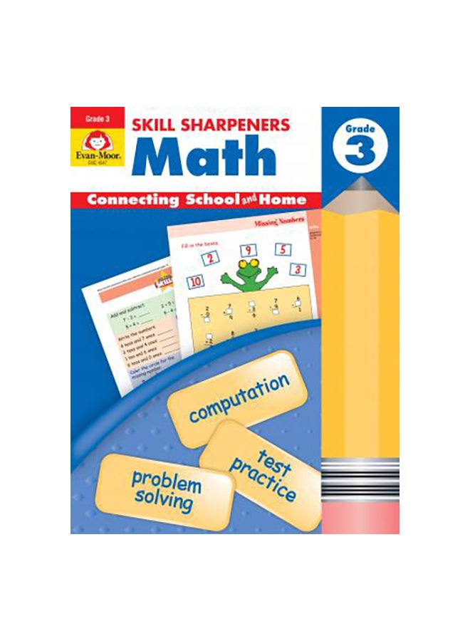 Skill Sharpeners Math Grade 3 Paperback English by Martha Cheney & Wes Tuttle - 01 June 2005