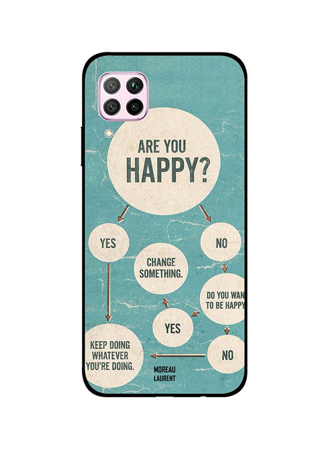 Moreau Laurent Skin Snap Case Cover -for Huawei Nova 7i Are You Happy Are You Happy