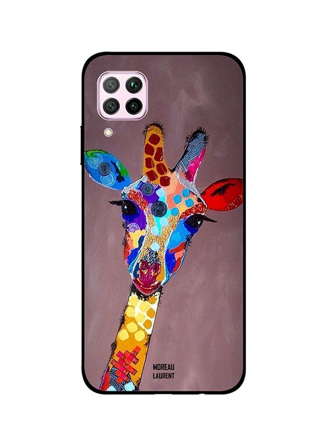 Moreau Laurent Skin Case Cover -for  Huawei Nova 7i Colourful Giraffe Colourful Giraffe