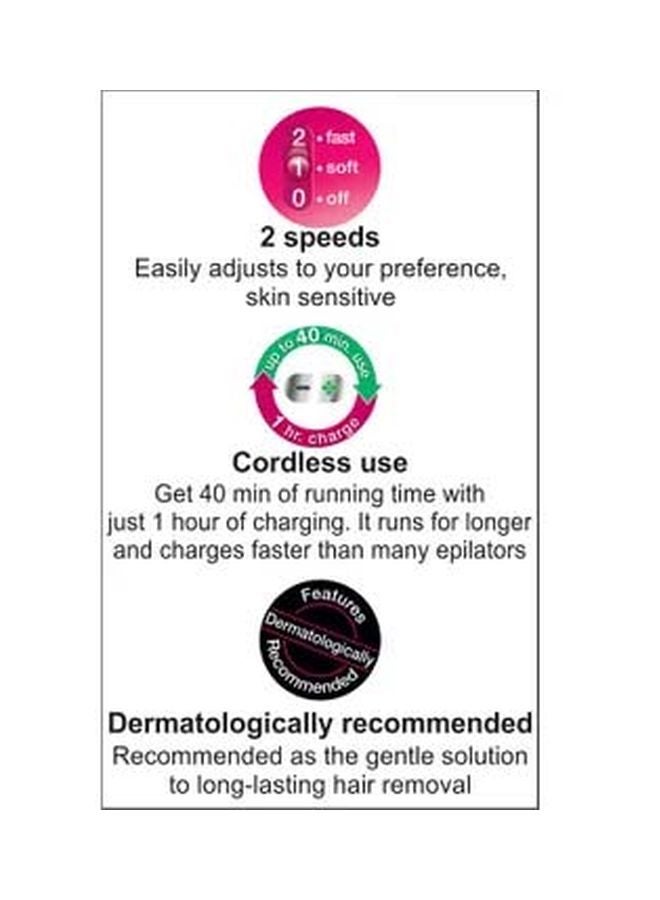 Silk-épil 7 7-561 Wet & Dry Cordless Epilator White/Silver