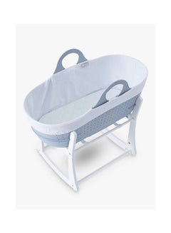 tommee tippee Sleepee Moses Basket With Stand - Grey/White  - Image 2