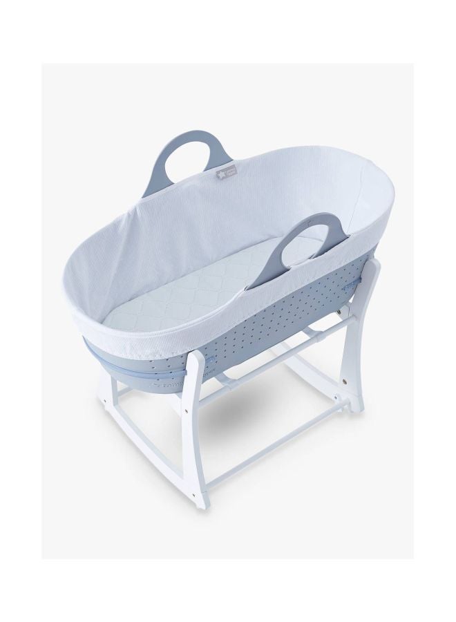 tommee tippee - Sleepee Moses Basket With Stand - Grey/White - Image 1