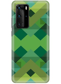 Stylizedd Hard PC Shield Matte Finish Slim Snap Basic Series Case Cover For Huawei P40 Pro Geometric Reflections  - Image 1