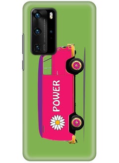 Hard PC Shield Matte Finish Slim Snap Basic Series Case Cover For Huawei P40 Pro Flower Power