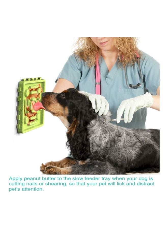 Pack Of 4 Slow Feeder Bowl Green/Blue/Pink 80cm - Image 4