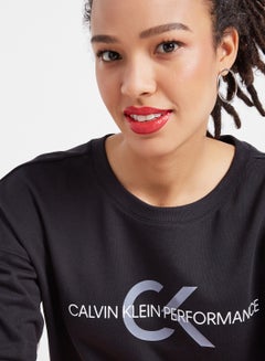 Calvin Klein Performance Colorblock Pattern Pullover Black/Grey/White  - Image 4