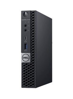 DELL OptiPlex 7070 Micro PC With Core i7 Processor, 8GB RAM/256GB SSD/Intel UHD Graphics 630 Black  - Image 1