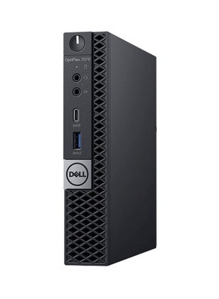 OptiPlex 7070 Micro PC With Core i7 Processor, 8GB RAM/256GB SSD/Intel UHD Graphics 630 Black - v1594037686/N39149651A_1