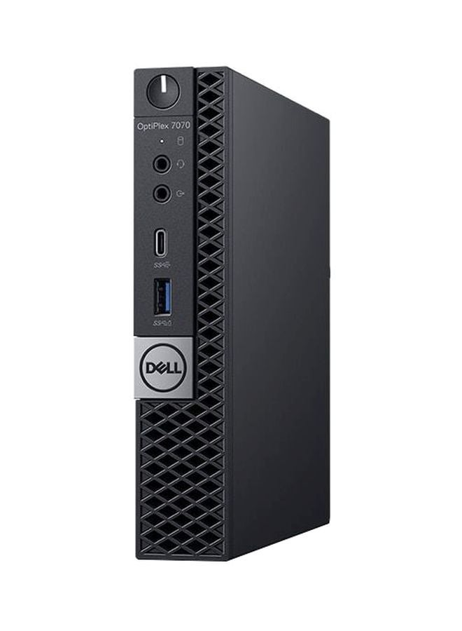 DELL - OptiPlex 7070 Micro PC With Core i7 Processor, 8GB RAM/256GB SSD/Intel UHD Graphics 630 Black - Image 1