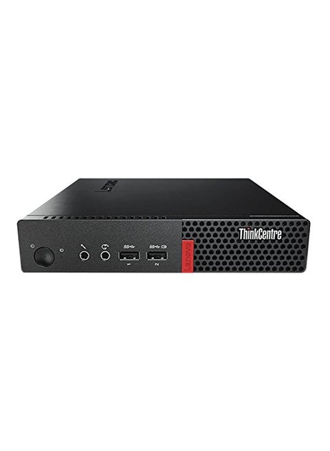 حاسوب رأسي ثينك سنتر M910q بمعالج كور  i7/ وذاكرة رام سعة 8 جيجابايت/ ومحرك أقراص SSD سعة 256 جيجابايت/ وبطاقة رسومات إنتل عالية الوضوح 630 أسود