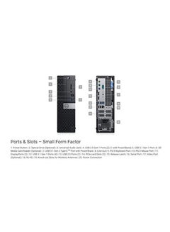 OptiPlex 7070 Tower PC With Core i7 Processor, 16GB RAM/256GB SSD/Intel UHD Graphics 630 Black - v1594037690/N39149645A_5