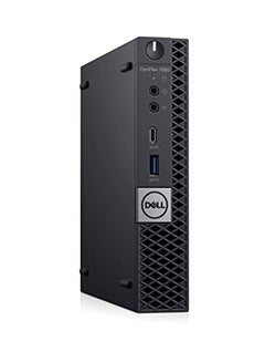 DELL OptiPlex 7060 Micro Tower PC With Core i5 Processor/8GB RAM/500GB HDD/Intel UHD Graphics 630 Black  - Image 3