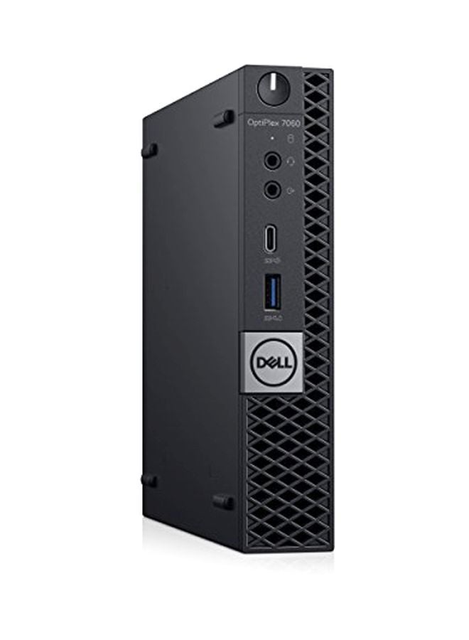 DELL - OptiPlex 7060 Micro Tower PC With Core i5 Processor/8GB RAM/500GB HDD/Intel UHD Graphics 630 Black - Image 1