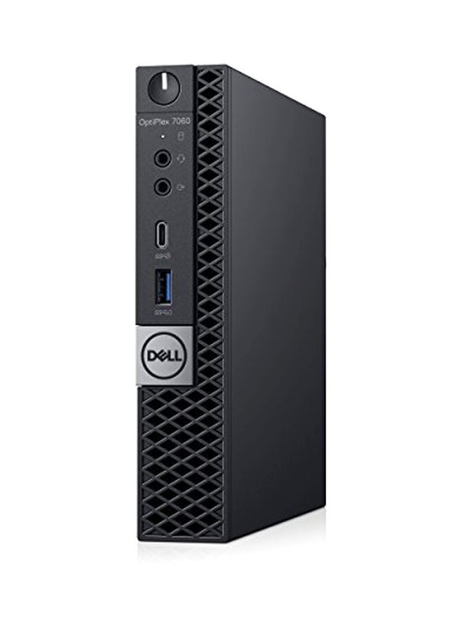 DELL - OptiPlex 7060 Micro Tower PC With Core i5 Processor/8GB RAM/500GB HDD/Intel UHD Graphics 630 Black - Image 1