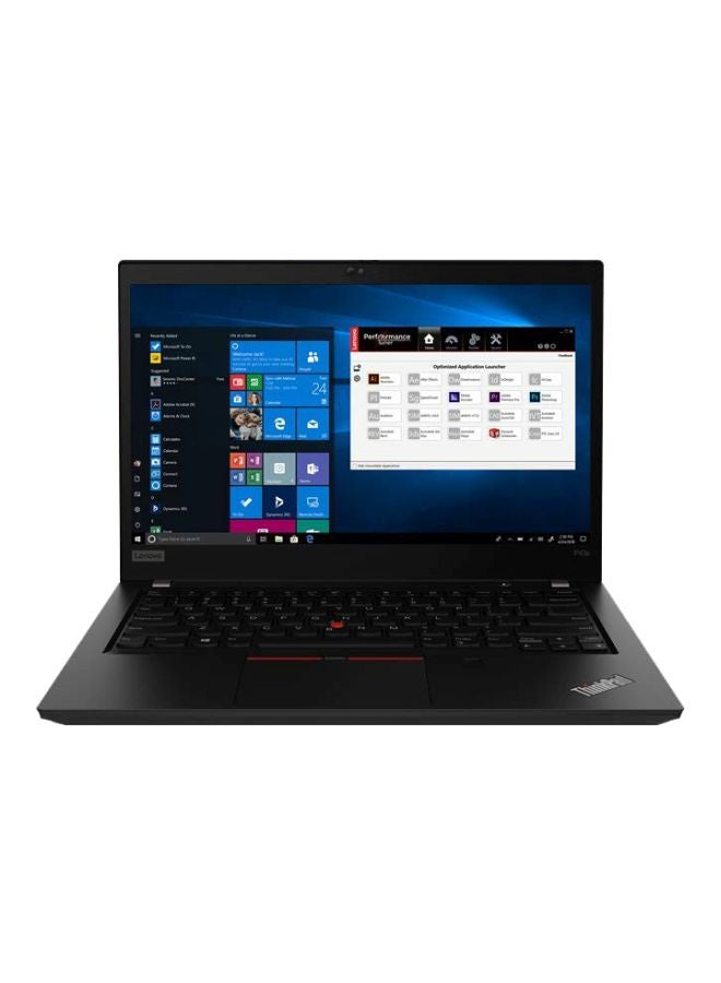 لينوفو لابتوب ثينك باد P43s بشاشة مقاس 14 بوصة، معالج كور i7/ ذاكرة رام سعة 16 جيجابايت/ محرك أقراص SSD سعة 256 جيجابايت/ بطاقة رسومات NVIDIA Quadro P520 سعة 2 جيجابايت أسود لامع  - Image 1