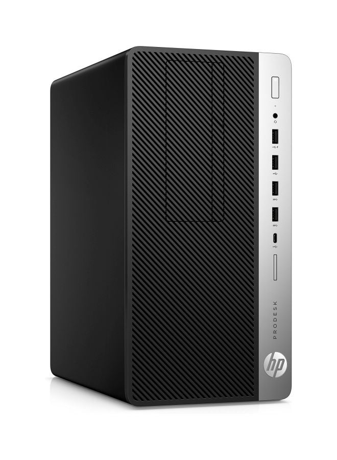 HP - ProDesk 600 Micro Tower With Core i3 Processor/4GB RAM/500GB HDD/UHD Graphics 630 / Black/Silver - Image 1
