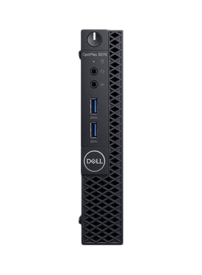 OptiPlex 3070 Micro Tower PC With Core i5 Processor/8GB RAM/256GB SSD/Intel UHD Graphics 630 Black
