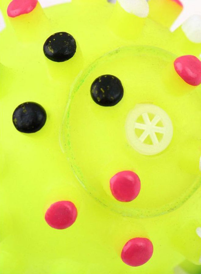 أوتاد كرة مضغ مطاطية تصدر صوت صوتاً حاداً متعدد الألوان 7سم - Image 2