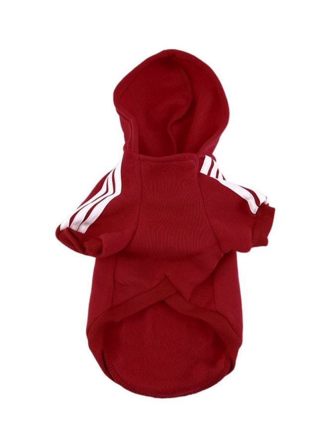 OUTAD Winter Autumn Coat With Hoodie Red S - Image 2