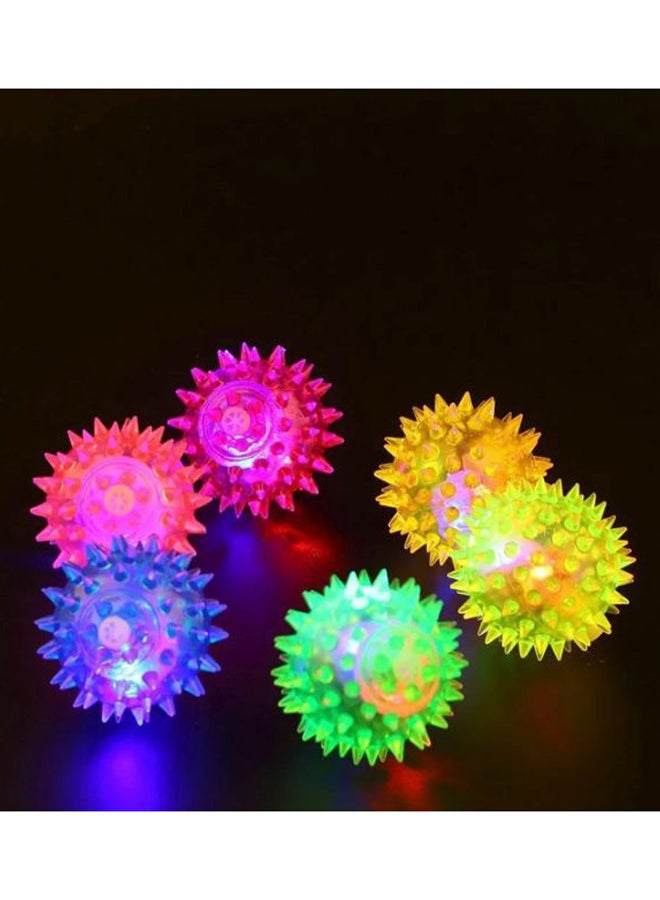 OUTAD Hedgehog Design Rubber Ball Multicolour 63x63x63mm - Image 2