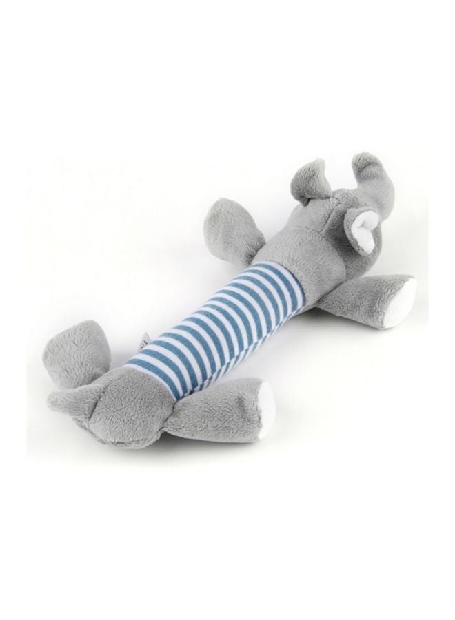 أوتاد دمية محشوة للمضغ تُصدر صريراً رمادي/أزرق/أبيض 250x30x110مم - Image 2