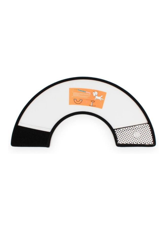 OUTAD Anti-Biting Grooming Protective Wound Healing Cone Collar Cover Clear/Black - Image 4