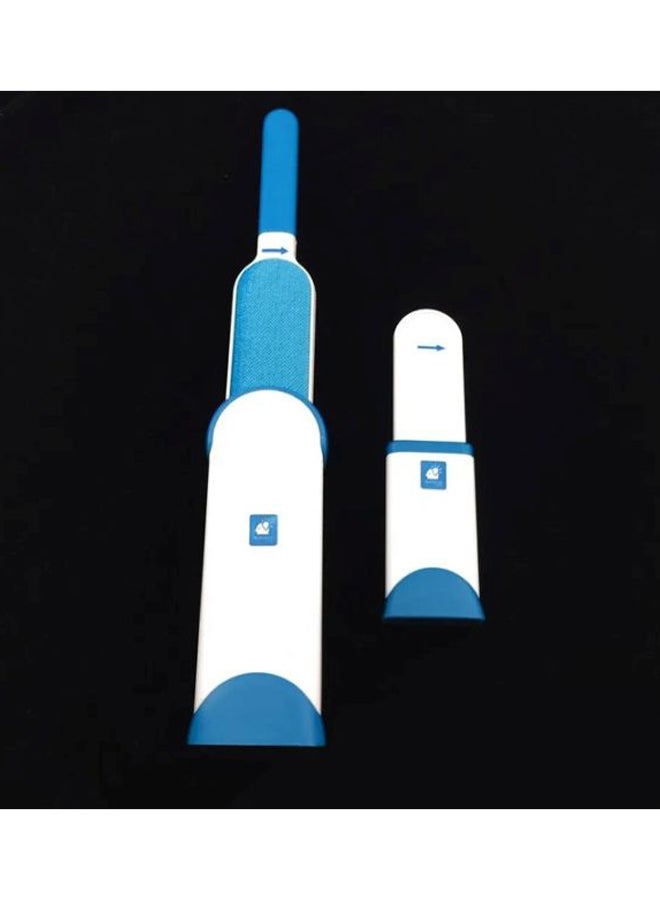 OUTAD Portable Plastic Hair Cleaning Brush Tool Blue/White - Image 3