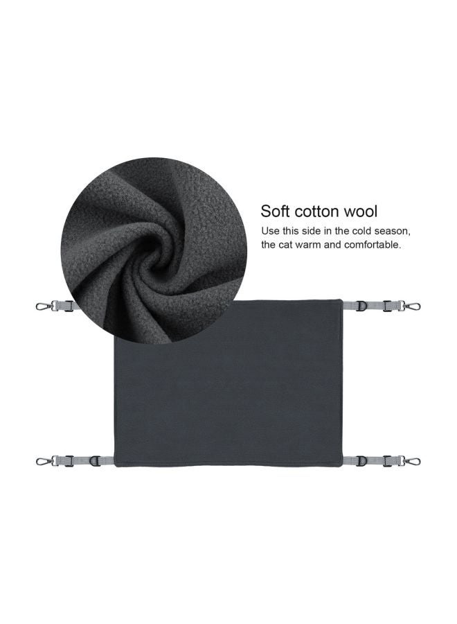 OUTAD Reversible 2 Sides Cage Hammock Bed Blue/Black - Image 2