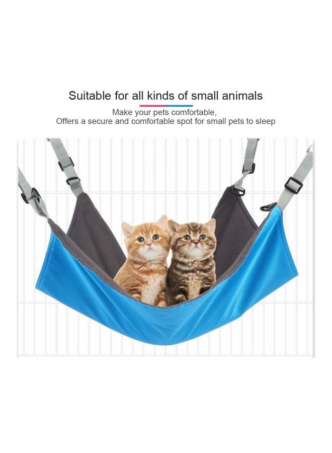 OUTAD Reversible 2 Sides Cage Hammock Bed Blue/Black - Image 4