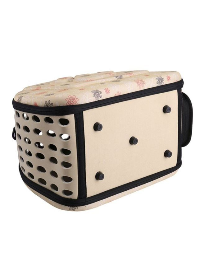 OUTAD Breathable Outdoor Pet Carrier Beg Beige/Black Myard  - Image 2