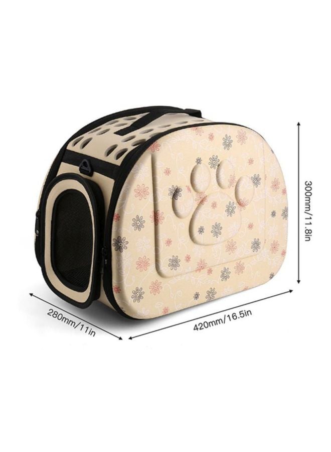 OUTAD Breathable Outdoor Pet Carrier Beg Beige/Black Myard  - Image 3