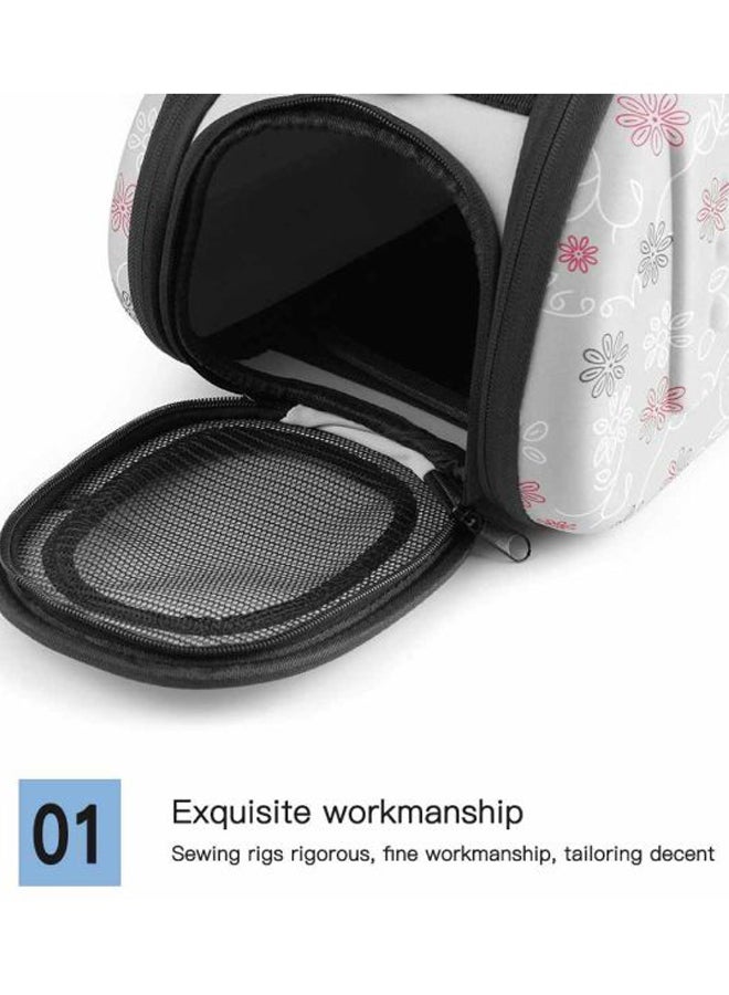 OUTAD Breathable Outdoor Pet Carrier Beg Grey/Black Syard - Image 4