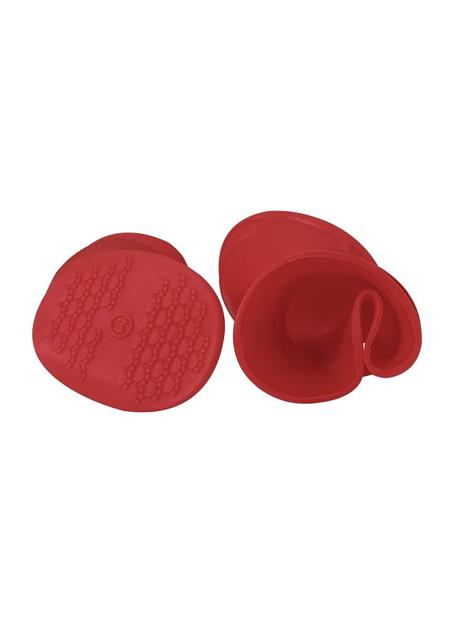 Bluelans 4-Piece Dog Waterproof Rain Boots Red Medium - Image 3