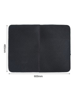 OUTAD Non-Slip Waterproof Litter Mat Black  - Image 2
