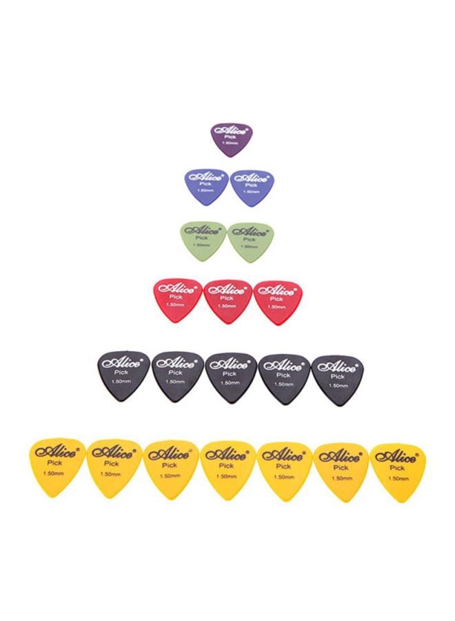 ammoon 20-Piece 1.5mm Smooth ABS Guitar Picks Plectrum  - Image 4