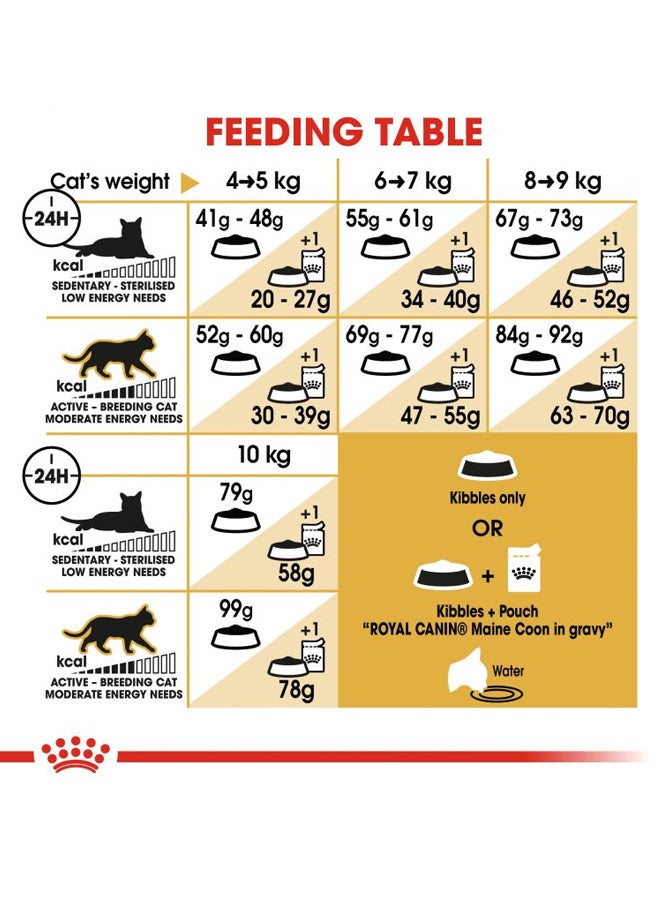 ROYAL CANIN Maine Coon Feline Breed Nutrition Dry Food 2kg  - Image 5