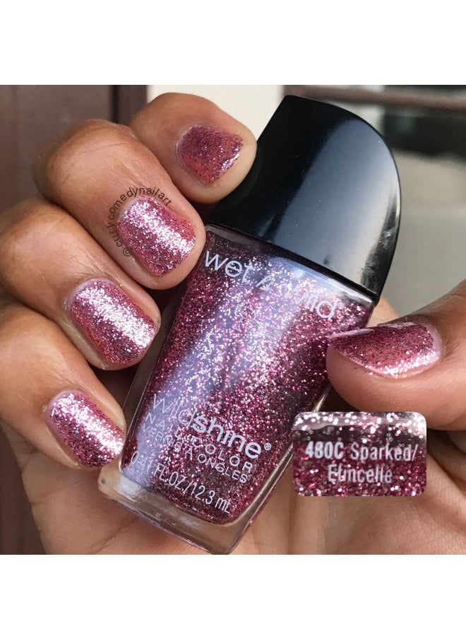 Wet N Wild Wildshine Nail Color 480 Sparked  - Image 2