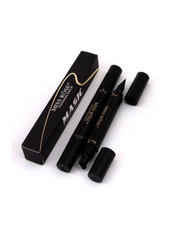Miss Rose Magic Eyeliner & Seal Winged Eyeliner Stencil Stamp Black  - Image 4