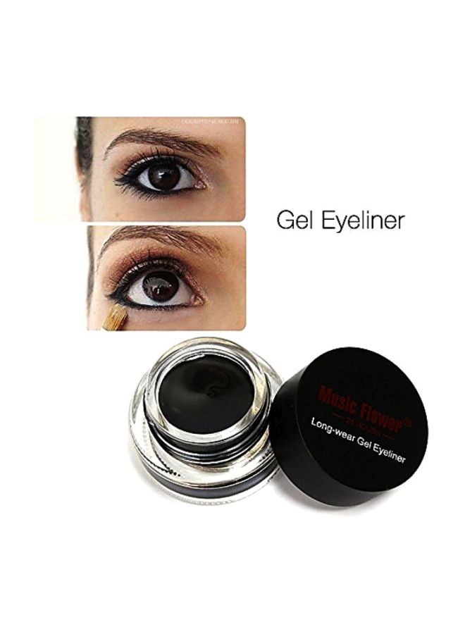 Music Flower - Fascinated Eyebrow And Eyeliner Cream Set Brown/Black - Image 1