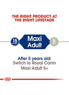 ROYAL CANIN Health Nutrition Maxi Adult Food 4kg  - Image 4