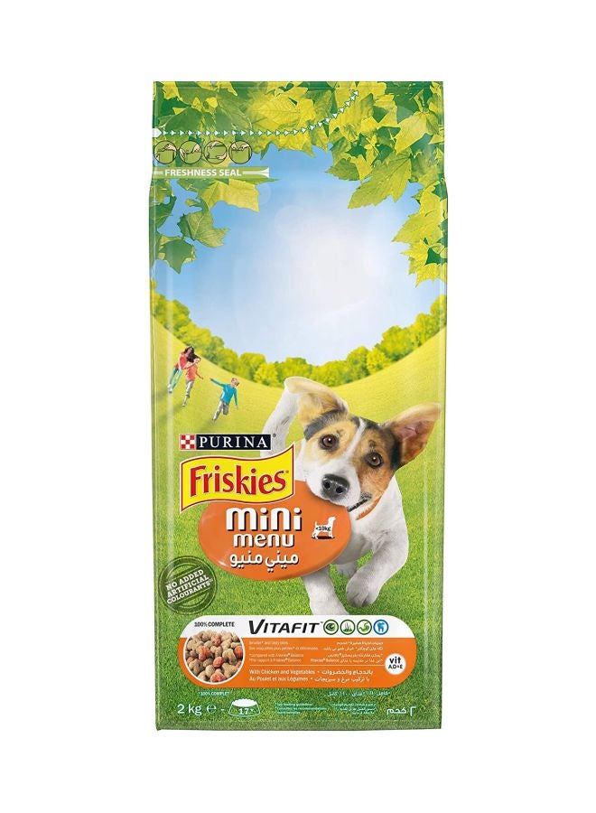 PURINA - Friskies Mini Menu Chicken For Small Adult Dogs Brown 2kg - Image 1