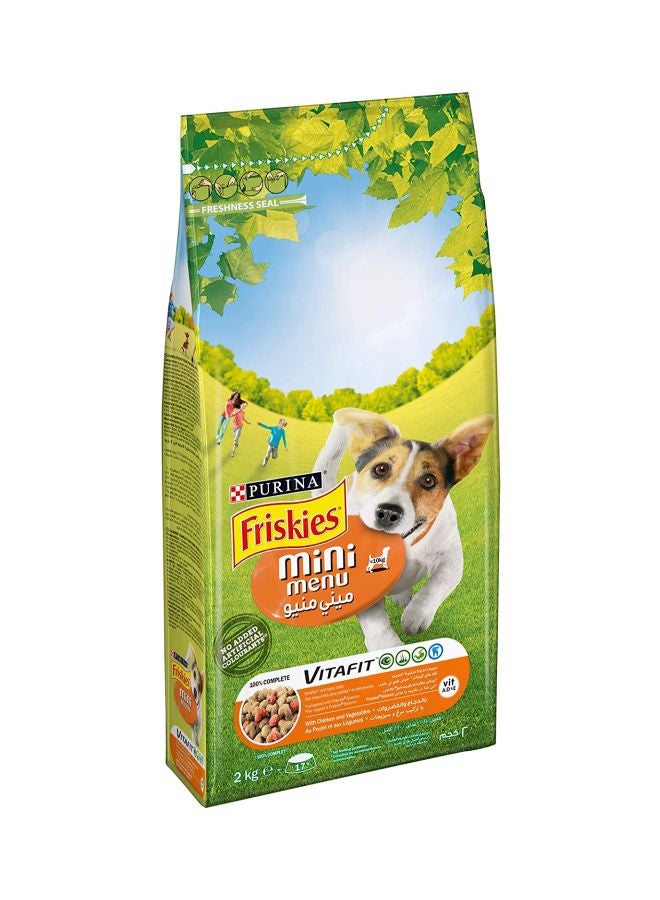 PURINA - Friskies Mini Menu Chicken For Small Adult Dogs Brown 2kg - Image 1