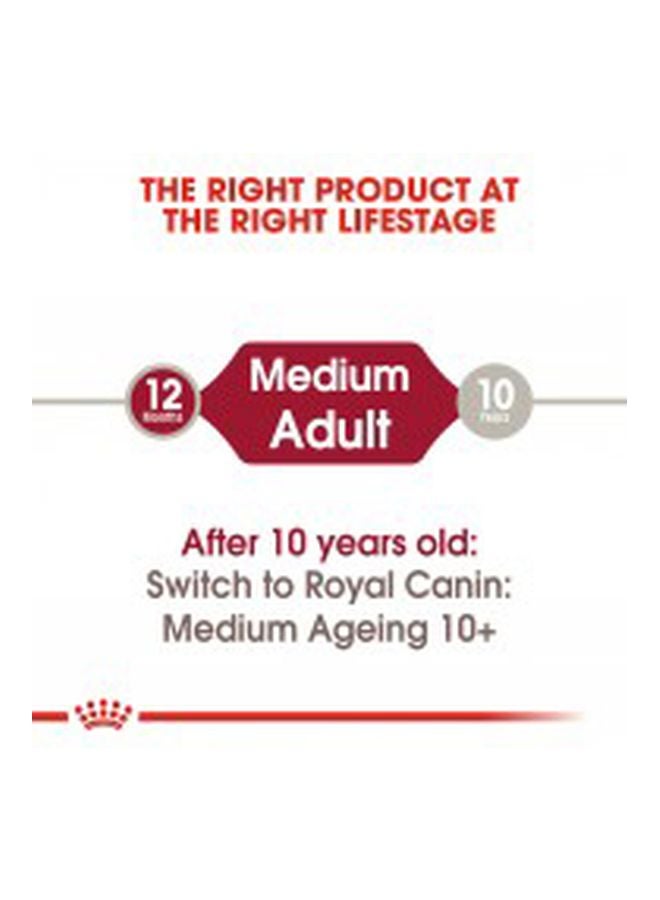 ROYAL CANIN Medium Adult Dog Dry Food 4kg - Image 3