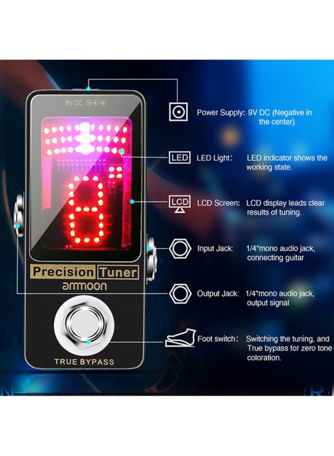 ammoon - Precision Chromatic Large Tunner Pedal For Guitar - Image 1