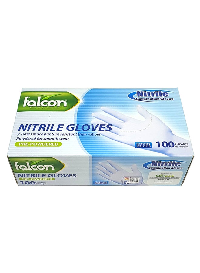 Falcon 100-Piece Gloves Set Blue L  - Image 1