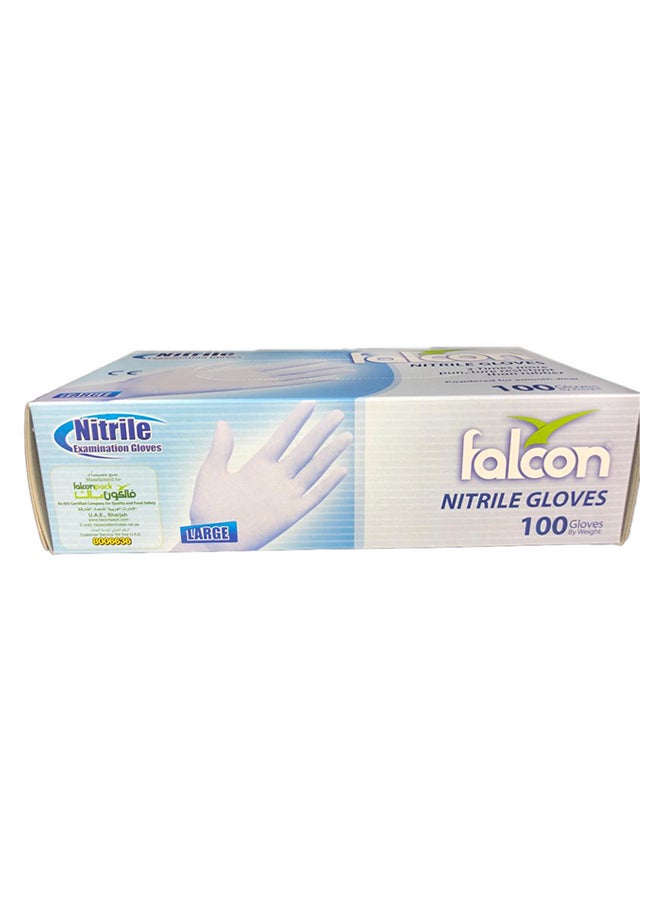 Falcon 100-Piece Gloves Set Blue L  - Image 2