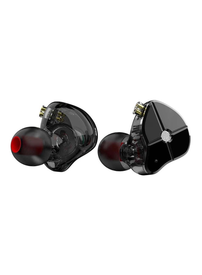 TRN Hybrid In-Ear Earphones With Mic Black - Image 1