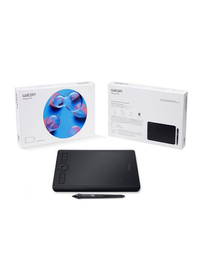 Wacom - Intuos Pro Small Creative Pen Tablet PTH460K0B Black - Image 1